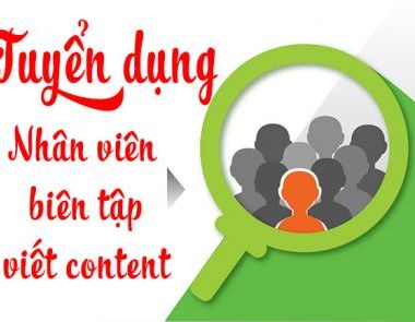 Tuyển dụng biên tập viên content về ẩm thực